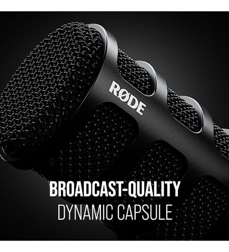 RØDE PodMic USB Versatile Dynamic Broadcast Microphone 2