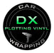 DX Matte Black Adhesive Vinyl Auto Plotting 0.50 Mtr 2