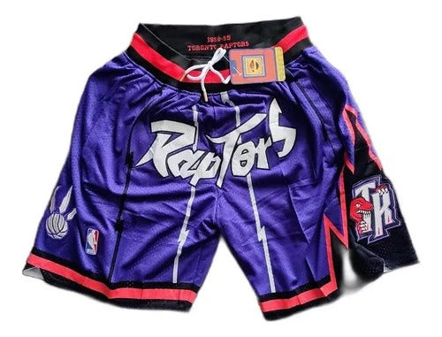 Just Don NBA Raptors Basketball Shorts 0