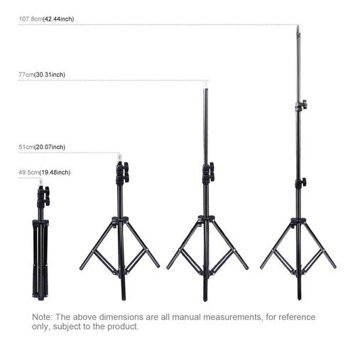 Puluz Combo Mini Table Support + 1.1 Mts Tripod for Cell Phone Camera 4