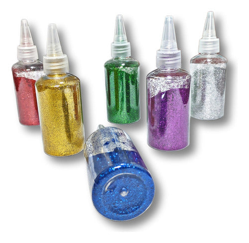 Centraled Pack Glitter Various Colors X12 Units 50gr Each 2