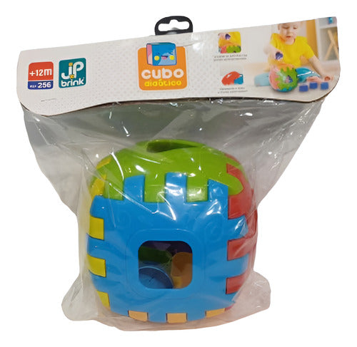 Juguete Cubo Didáctico P/ Bebe 16cm 0