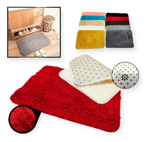 JALÚ BAZAR Non-Slip Bath Mat 40x60 Plush 1