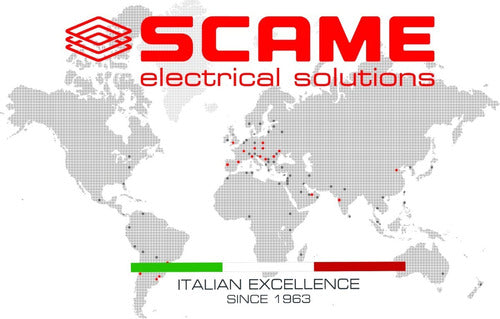 Scame Thermal Box Built-In 8 DIN Modules IP40 1