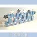 LED Lighted Names, Luminous + Mini Shape Garland 5