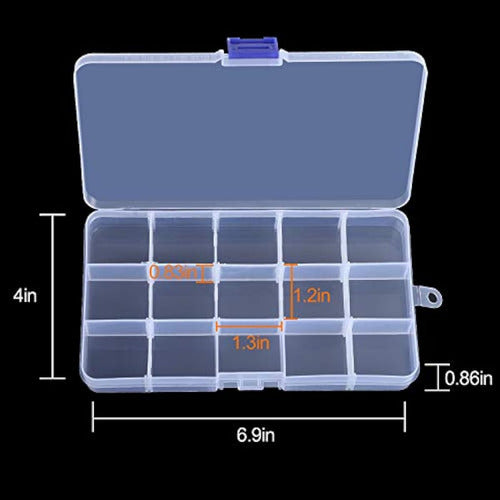 Kinjoek 10 Packages of 15 Organizer Compartments 1