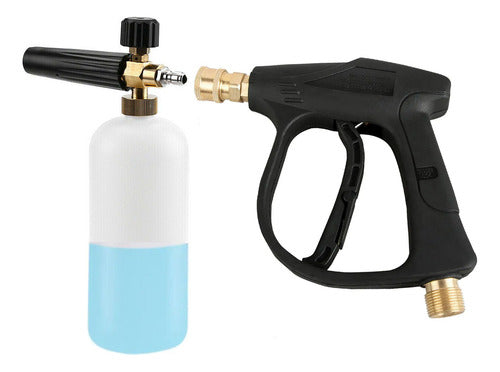 IMPORT PARTS Short Gun Nozzle + Professional Foam Lance 1L 0