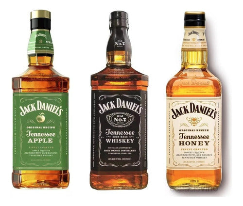 Combo Whisky Jack Daniel´s Old N°7 Tennessee + Apple + Honey 0