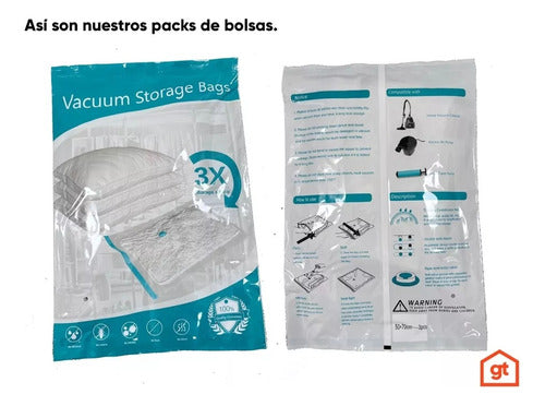 Generic Pack X4 Vacuum Storage Bags 50/70;40/60 2