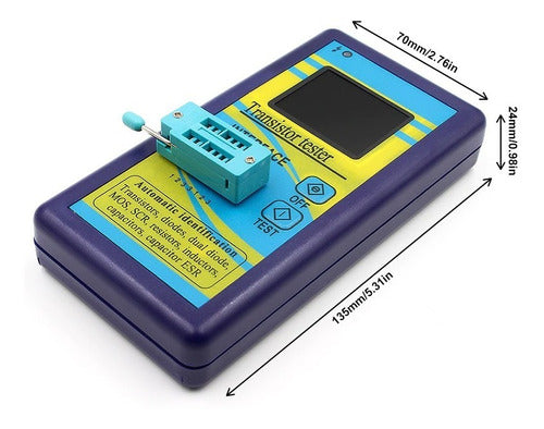 TecnoliveUSA Tester Resistencia Inductancia Transistores Capacitancia 2