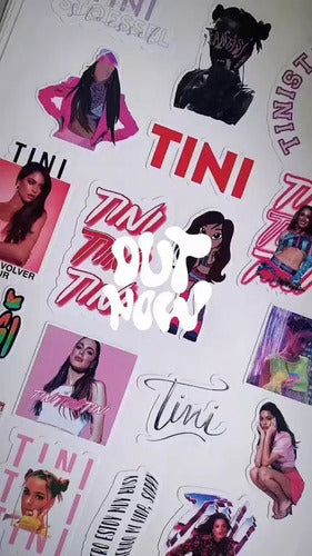 Stickers Tini Stoessel En Plancha Troquelados Deco Notebooks 1