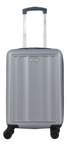 Small Carry On Rigid ABS 20 Inch Gray by Check In 7