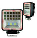 Square LED Headlight X2 with Angel Eye - 12v / 24v Colors 8