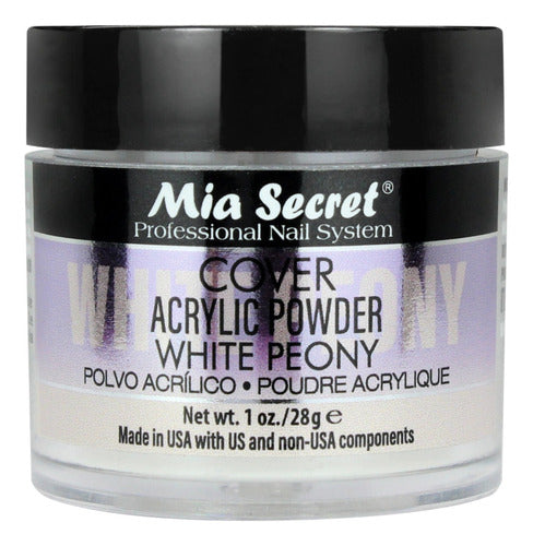 Mia Secret Polimero Cover Acrylic Powder White Peony 28g 0