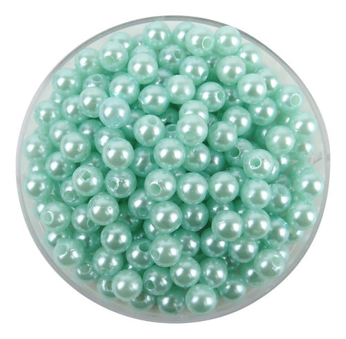 Almacen de Armado 6mm Plastic Pearls for Sewing Denarius Decoration - 1000 Units x 100g 0