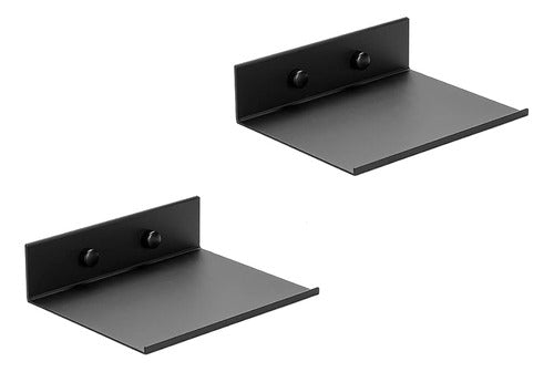 Z Metnal Small Floating Shelves, Mini Metal Shelf 0