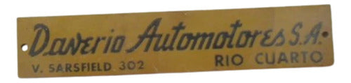 Daverio Automotores Antique Insignia 0