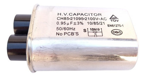 Capacitor Microondas 0,95mf 2100vca 0