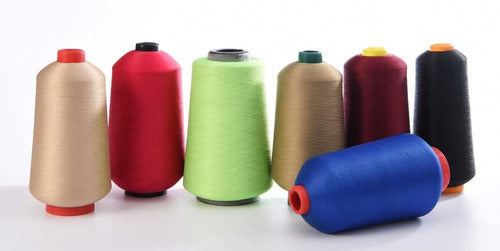 Hilo Polyester Texturizado Para Confeccion Cono 250 Grs 0