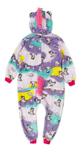 Trendy Pijama Nena Enterizo Polar Suave Multicolor Calentito Cierre 2