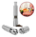 Pepper Grinder Piston Pepper Mill Stainless Steel 15 cm 0