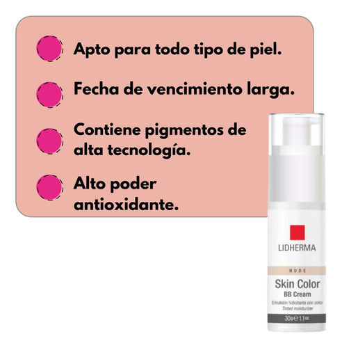 Lidherma Skin Color BB Cream Emulsion Hidratante 2