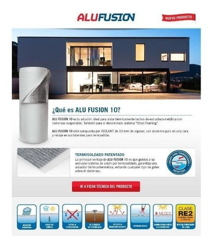 Isolant Membrana Aislante Espuma Bajo Teja Chapa Isolant Alu Fusion 1