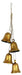 Styleonme Christmas Decorative Bells Metal Gold 0