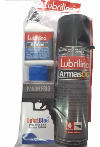 Lubrilina Cold Blueing Maintenance Kit for Firearms, with Degreaser and Lubricant 1