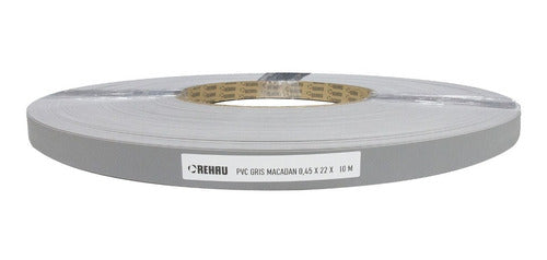 Rehau Tapacanto Pvc Gris Macadan 0,45 Mm X 22 Mm X 10m Egger 0