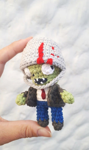 Pipelino Zombie Plush Toy - Plants Vs Zombies Amigurumi 1