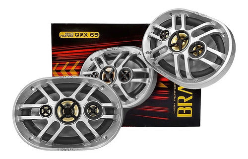 Bravox Parlantes Para Auto 6x9 PuLG QRX69 320RMS Endurance 0