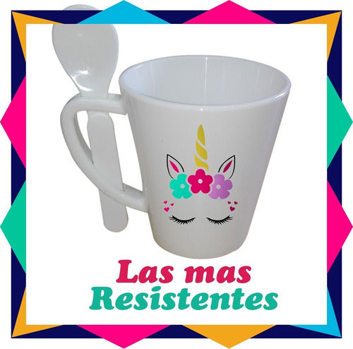 Sistema Continuo Taza Cónica Sublimable Plásticas X 36 Unidades 6