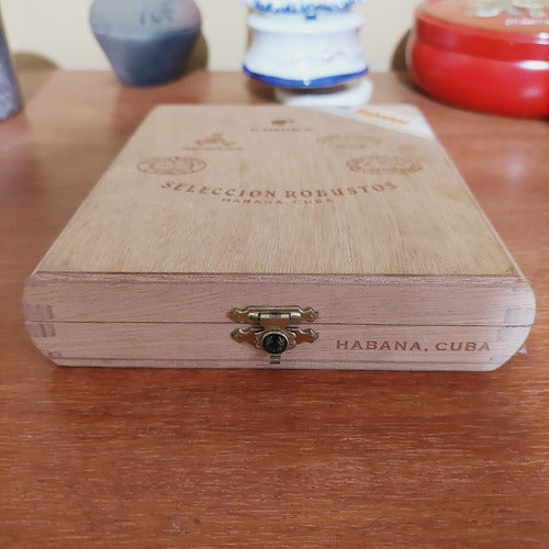 Caja De Habanos Cohiba Selección Robustos Vacia 5 Habanos 1