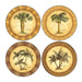 Coasterstone As1990 Absorbent Coasters 414inch Palm Trees Ju 0