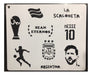 Stencil Plantilla Mundial Messi P/ Aerografo 0