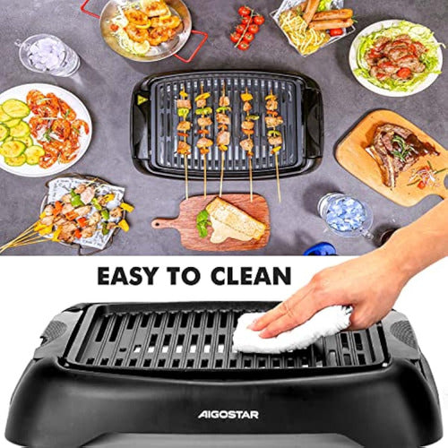 Aigostar Indoor Smokeless Grill, Electric Grill 3