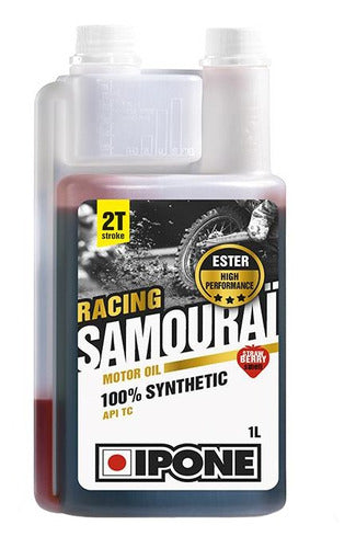 Ipone Samurai Racing 2T Frutilla Synthetic Oil 1L 0