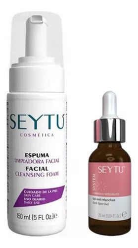 Seytu Espuma Limpiadora Facial 150 Ml + Gel Anti-manchas25ml 0