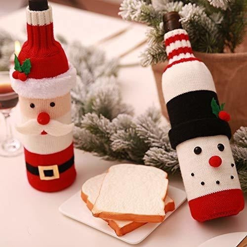 Youmay Handmade Christmas Wine Bottle Covers 1