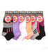 Pack of 6 Short Socks for Women by Elemento Art 101 7