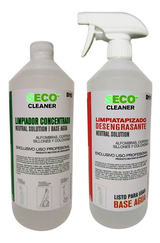 D10-1, D11-1 Kit Cleaner + Degreaser for Upholstery and Vinyl Carpet 2u 1 L 0