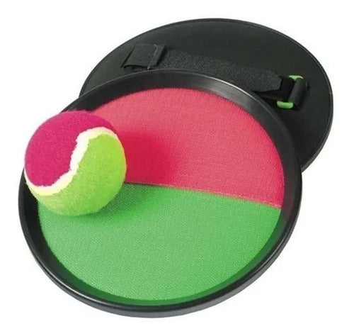 Velcro Beach Game Launch and Catch Ball with Suction Cup Palermo Vlopez 0