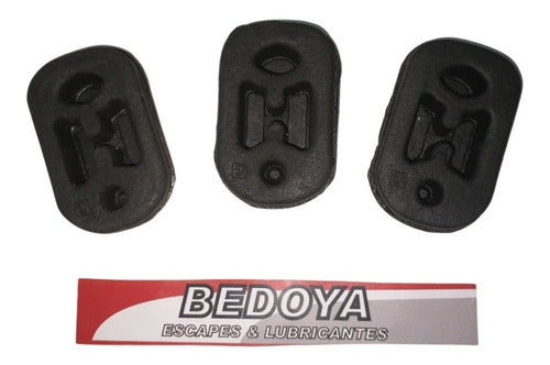 Escapes Bedoya Kit De 3 Soportes Peugeot 206-207 0