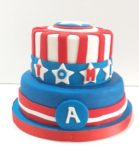 Pasteleria Prut Tortas Decoradas Infantiles Capitan America Avengers Todos 0