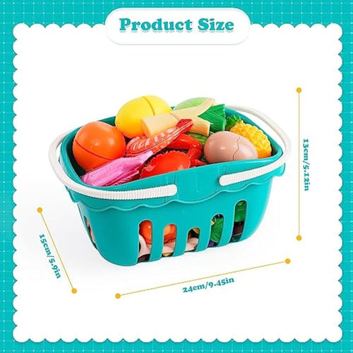 Eapura Cutting Play - Kitchen Food, Fruits and Vegetables 5