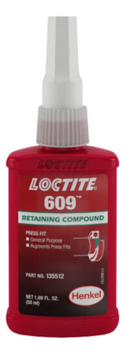 Loctite 609 50 Ml. Compuesto De Retención 0