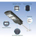 Solar Ledimp Luminaria Solar Luz Calida 60w Sensa Movimiento+ Soporte 7