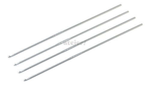 CBX Aluminum Crochet Needles - Size 3 x 12 Units 2