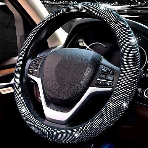 Valleycomfy Steering Wheel Cover / Diamonds / Universal Fit 1